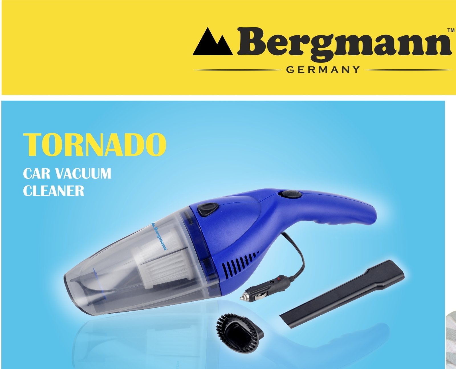 Bergmann Tornado Car Vacuum Cleaner 12V 